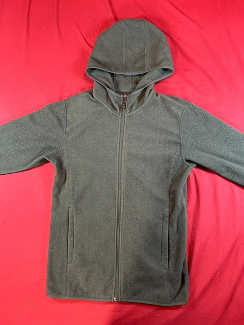 Amazon Essentials Men's Long-Sleeve Hooded Full-Zip Polar Fleece Jacket X-Small